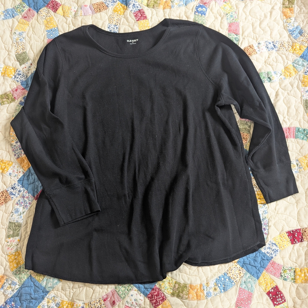 Black Long Sleeve Top